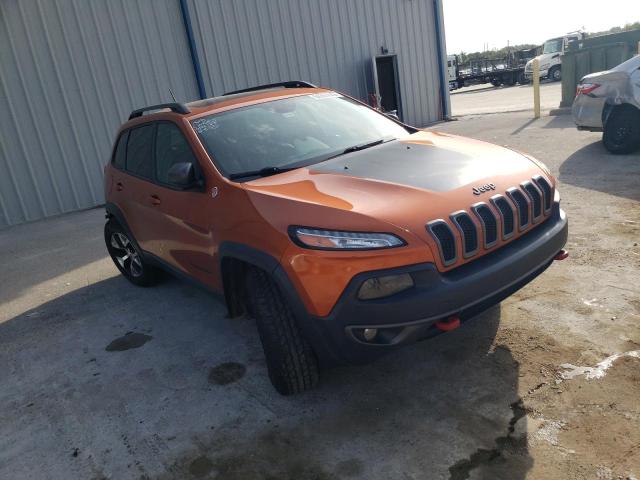 1C4PJMBS8FW662660 - 2015 JEEP CHEROKEE TRAILHAWK ORANGE photo 4