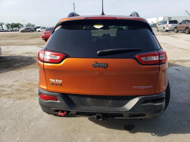 1C4PJMBS8FW662660 - 2015 JEEP CHEROKEE TRAILHAWK 橙色 照片 6