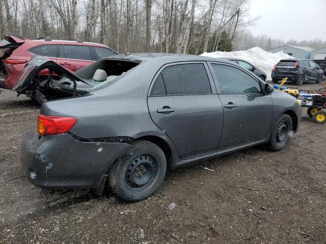 2T1BU4EE5AC370523 - 2010 TOYOTA COROLLA BASE Серый фото 3