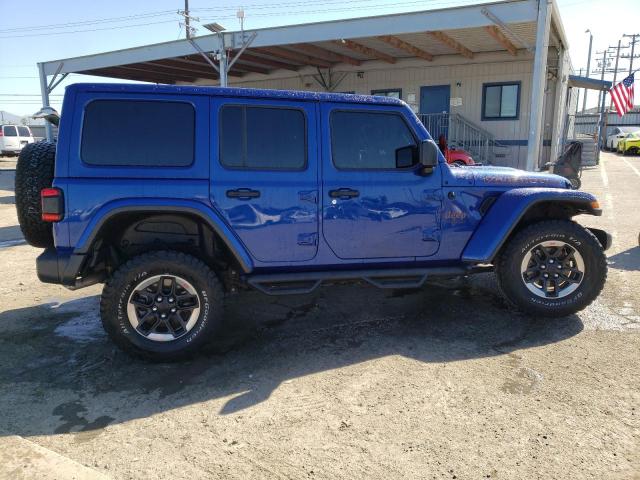 1C4HJXFN6KW594041 - 2019 JEEP WRANGLER RUBICON BLUE photo 3