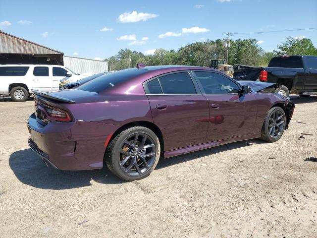 2C3CDXHG1NH246137 - 2022 DODGE CHARGER GT PURPLE photo 3