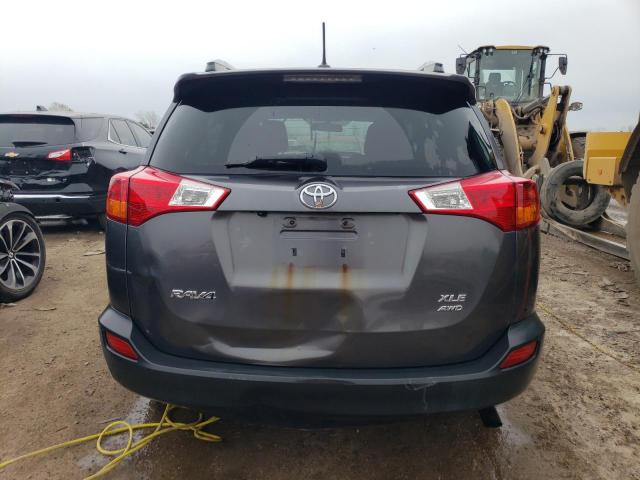 2T3RFREV3FW377926 - 2015 TOYOTA RAV4 XLE GRAY photo 6