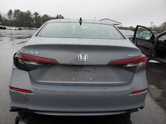 2HGFE2F55SH542396 - 2025 HONDA CIVIC SPORT ნაცრისფერი ფოტო 6