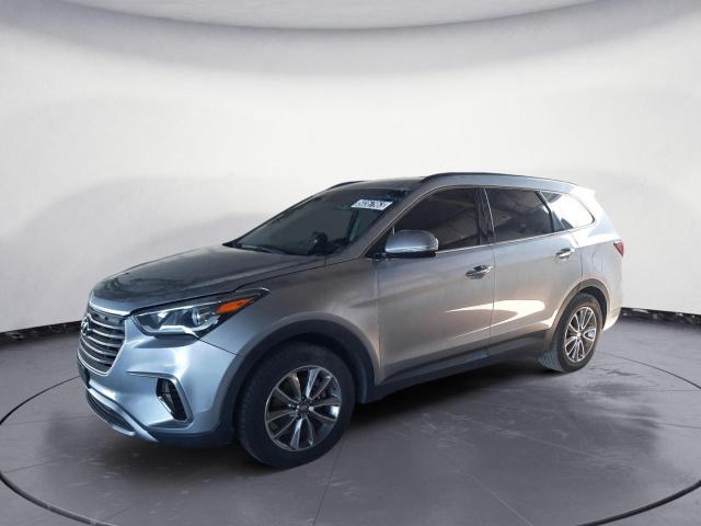 KM8SN4HF9HU217461 - 2017 HYUNDAI SANTA FE SE GRAY photo 1