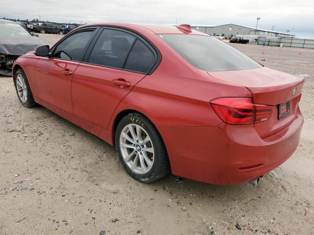 WBA8A9C56HK619761 - 2017 BMW 3 SERIES I RED photo 2