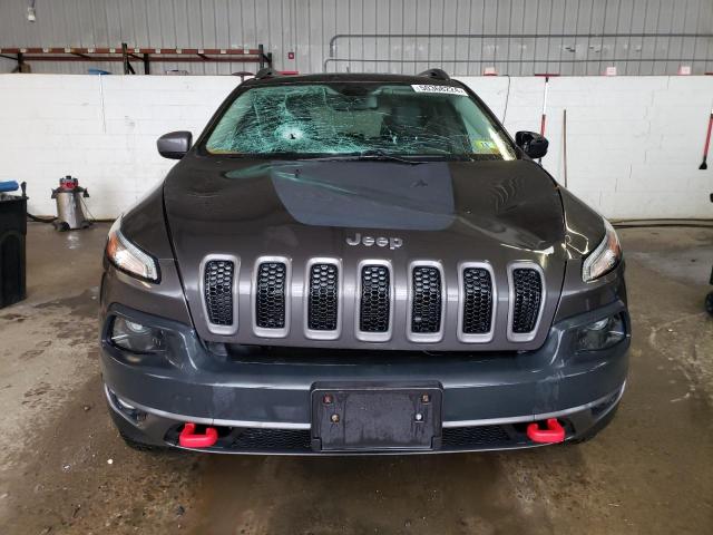 1C4PJMBS7EW186304 - 2014 JEEP CHEROKEE TRAILHAWK 灰色 照片 5
