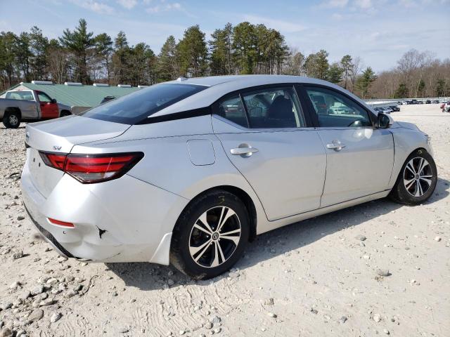 3N1AB8CV0LY284652 - 2020 NISSAN SENTRA SV SILVER photo 3