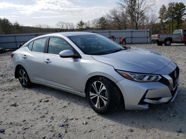 3N1AB8CV0LY284652 - 2020 NISSAN SENTRA SV SILVER photo 4