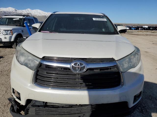 5TDJKRFH4FS188415 - 2015 TOYOTA HIGHLANDER XLE 白色 照片 5