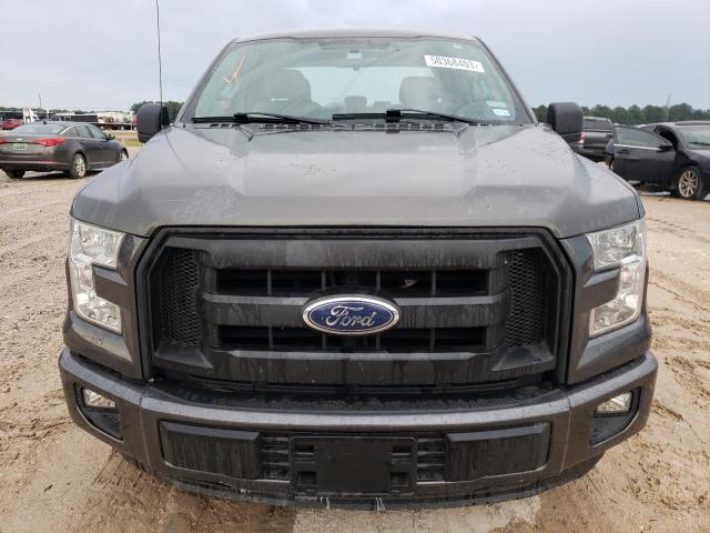 1FTEX1CP9GKG05651 - 2016 FORD F150 SUPER CAB GRAY photo 5