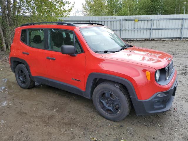 ZACCJAAH0FPC38177 - 2015 JEEP RENEGADE SPORT RED photo 4