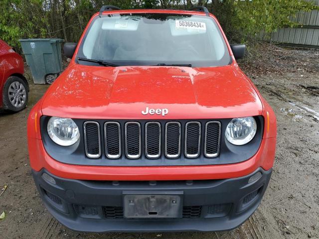 ZACCJAAH0FPC38177 - 2015 JEEP RENEGADE SPORT RED photo 5