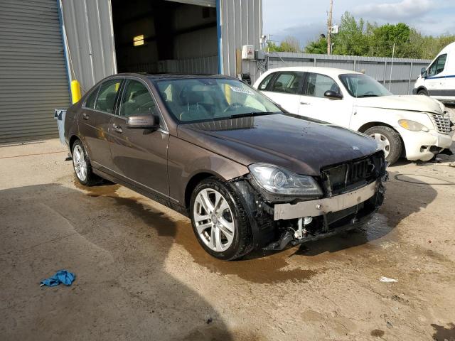 WDDGF8AB3EG227232 - 2014 MERCEDES-BENZ C 300 4MATIC BROWN photo 4