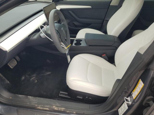 5YJ3E1EA8NF332587 - 2022 TESLA MODEL 3 GRAY photo 7