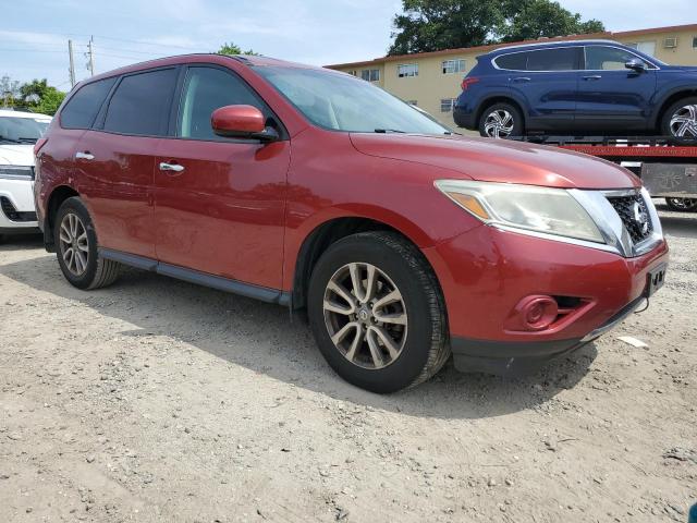 5N1AR2MN2DC678096 - 2013 NISSAN PATHFINDER S 红色 照片 4