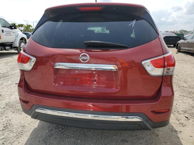 5N1AR2MN2DC678096 - 2013 NISSAN PATHFINDER S 红色 照片 6