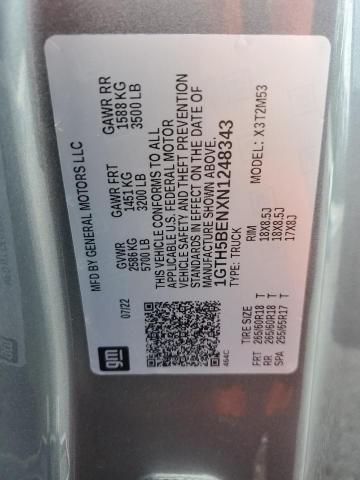 1GTH5BENXN1248343 - 2022 GMC CANYON ELEVATION GRAY photo 12