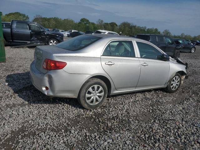 1NXBU4EE7AZ196985 - 2010 TOYOTA COROLLA BASE SILVER photo 3