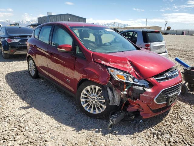 1FADP5EU7HL103888 - 2017 FORD C-MAX SE RED photo 4