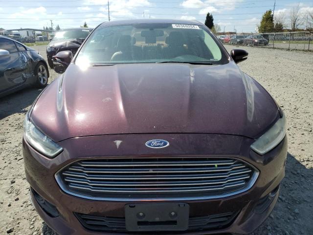 3FA6P0LU5DR247725 - 2013 FORD FUSION SE HYBRID BURGUNDY photo 5