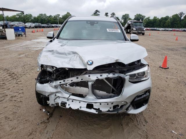 5UXTR7C54KLF34589 - 2019 BMW X3 SDRIVE30I SILVER photo 5