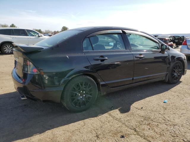 2HGFA16549H367834 - 2009 HONDA CIVIC LX BLACK photo 3