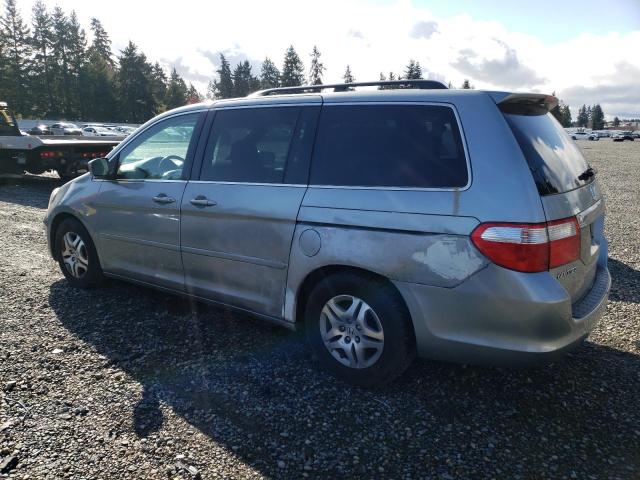 5FNRL38757B140204 - 2007 HONDA ODYSSEY EXL SILVER photo 2