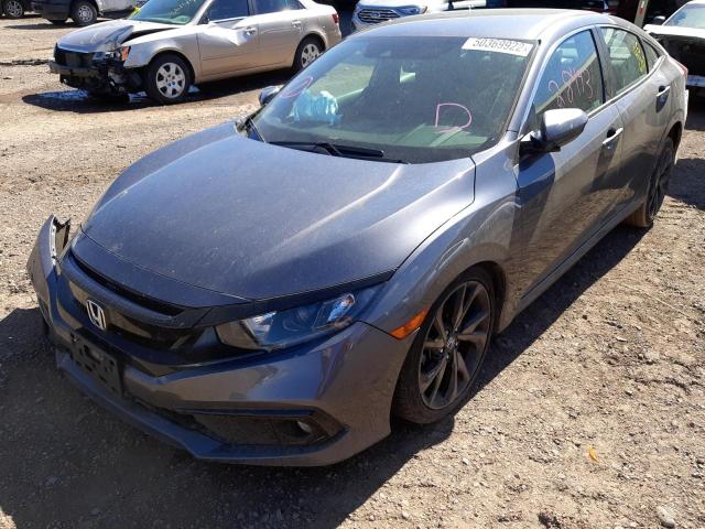 2HGFC2F83KH584114 - 2019 HONDA CIVIC SPORT 灰色 照片 2