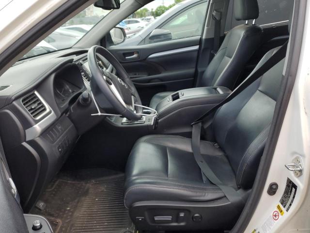 5TDJKRFH3FS215135 - 2015 TOYOTA HIGHLANDER XLE WHITE photo 7