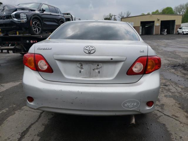 1NXBU40E99Z157656 - 2009 TOYOTA COROLLA BASE SILVER photo 6