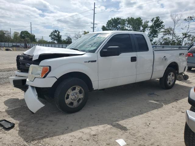 1FTEX1CM5EFB14876 - 2014 FORD F150 SUPER CAB WHITE photo 1