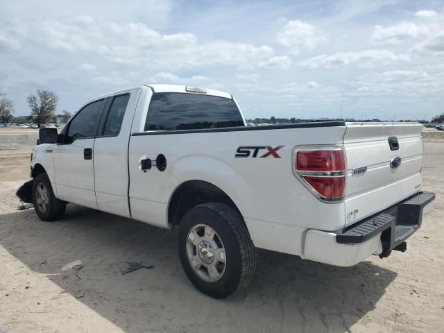 1FTEX1CM5EFB14876 - 2014 FORD F150 SUPER CAB WHITE photo 2