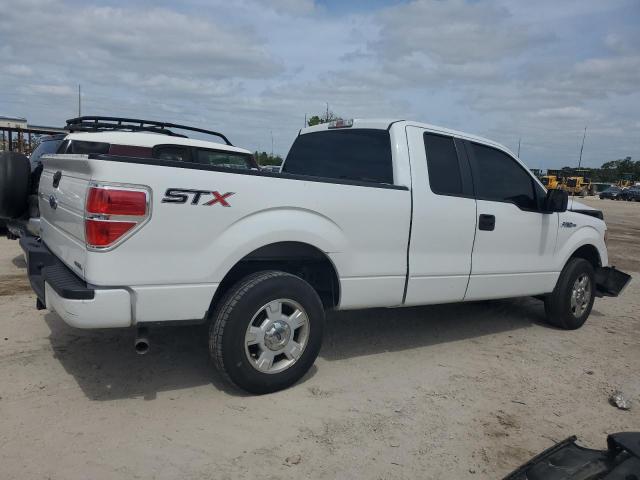 1FTEX1CM5EFB14876 - 2014 FORD F150 SUPER CAB WHITE photo 3