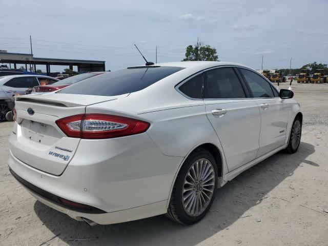 3FA6P0RU6DR289280 - 2013 FORD FUSION TITANIUM HEV WHITE photo 3