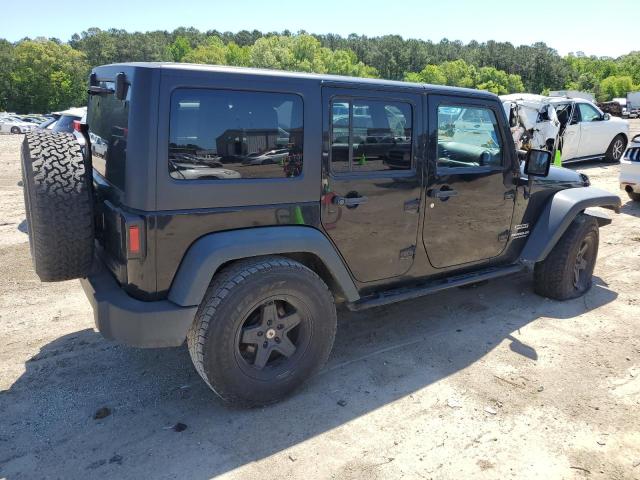 1C4RJWDGXFL634956 - 2015 JEEP WRANGLER U BLACK photo 3