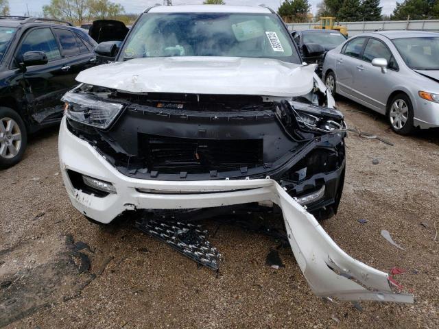 1FM5K8HC2NGB63790 - 2022 FORD EXPLORER PLATINUM WHITE photo 5