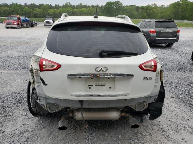 JN1AJ0HR5BM852668 - 2011 INFINITI EX35 BASE WHITE photo 6