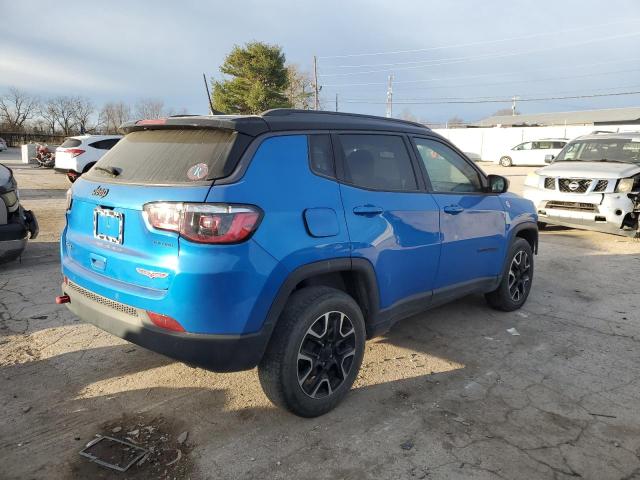 3C4NJDDB9MT557763 - 2021 JEEP COMPASS TRAILHAWK BLUE photo 3