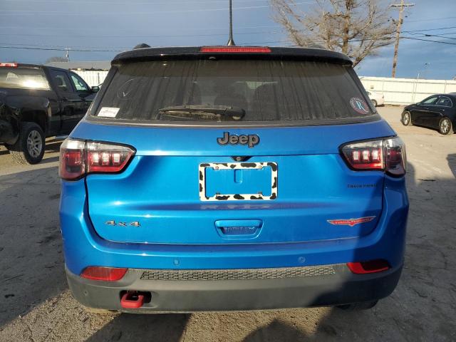 3C4NJDDB9MT557763 - 2021 JEEP COMPASS TRAILHAWK BLUE photo 6