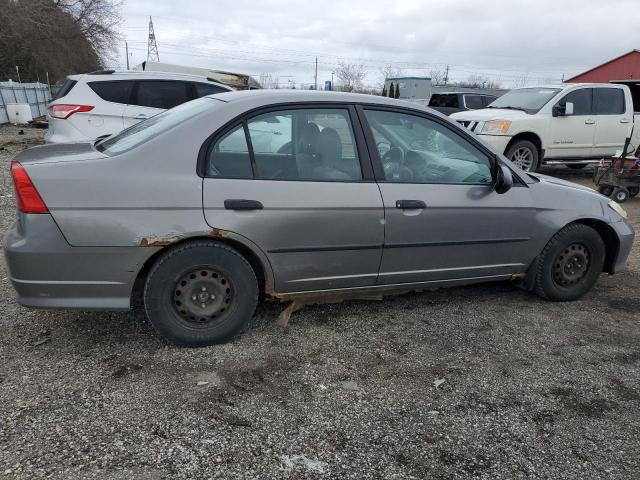 2HGES16355H010924 - 2005 HONDA CIVIC DX VP Մոխրագույն լուսանկար 3