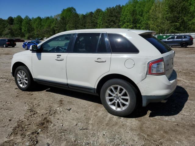 2FMDK3JC9ABA27098 - 2010 FORD EDGE SEL WHITE photo 2