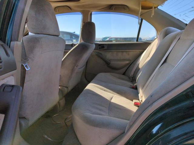 2HGES26761H602898 - 2001 HONDA CIVIC EX მწვანე ფოტო 10