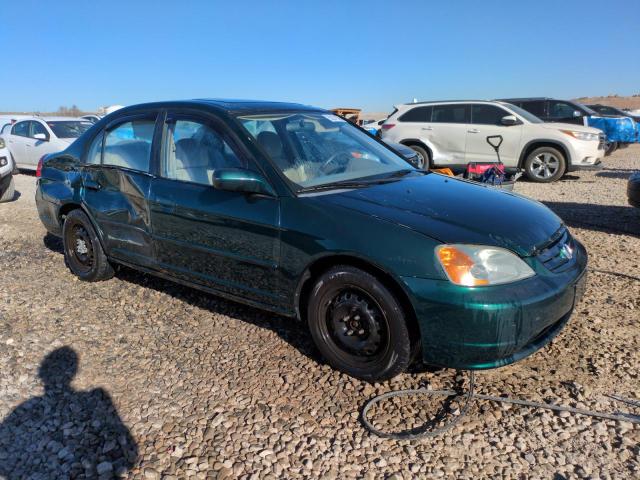 2HGES26761H602898 - 2001 HONDA CIVIC EX მწვანე ფოტო 4
