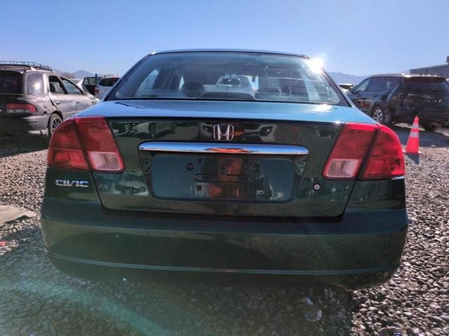 2HGES26761H602898 - 2001 HONDA CIVIC EX მწვანე ფოტო 6