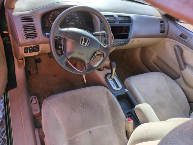 2HGES26761H602898 - 2001 HONDA CIVIC EX მწვანე ფოტო 8