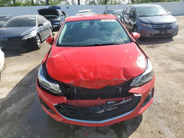 1G1BE5SM5K7117096 - 2019 CHEVROLET CRUZE LT RED photo 5