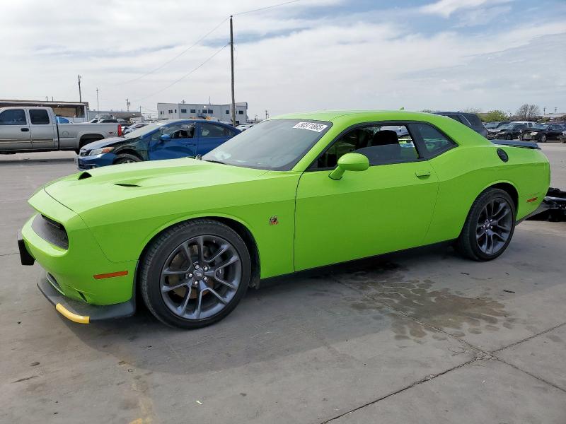 2C3CDZFJ3PH696353 - 2023 DODGE CHALLENGER R/T SCAT PACK GREEN photo 1