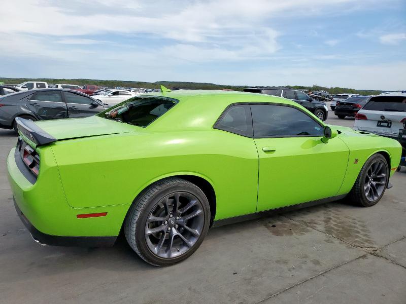 2C3CDZFJ3PH696353 - 2023 DODGE CHALLENGER R/T SCAT PACK GREEN photo 3