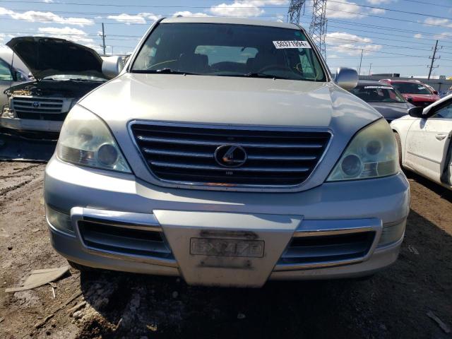 JTJBT20X540032681 - 2004 LEXUS GX 470 SILVER photo 5