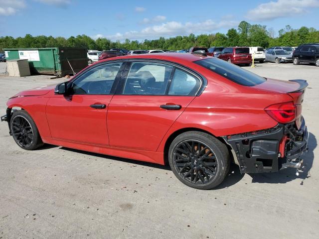 WBA8D9G36HNU66409 - 2017 BMW 330 XI RED photo 2